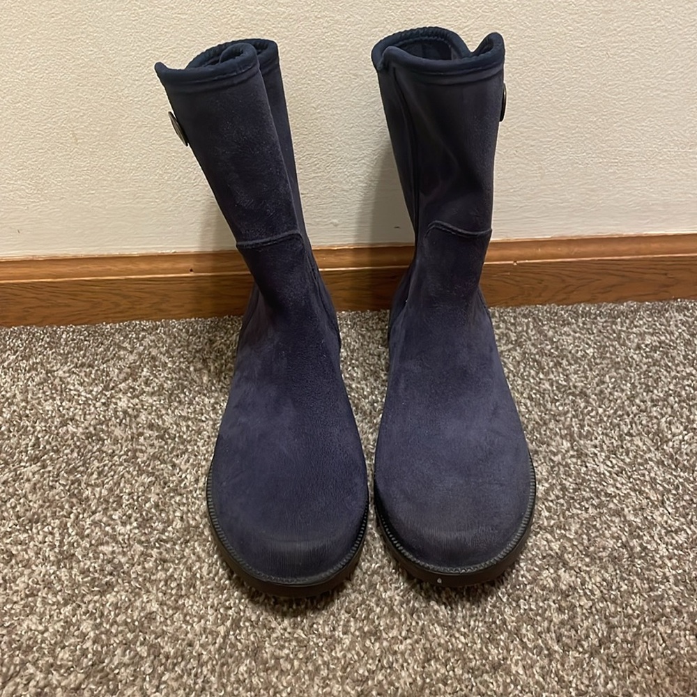 ULAN rainy steps boots blue size 9 - Picture 3 of 8
